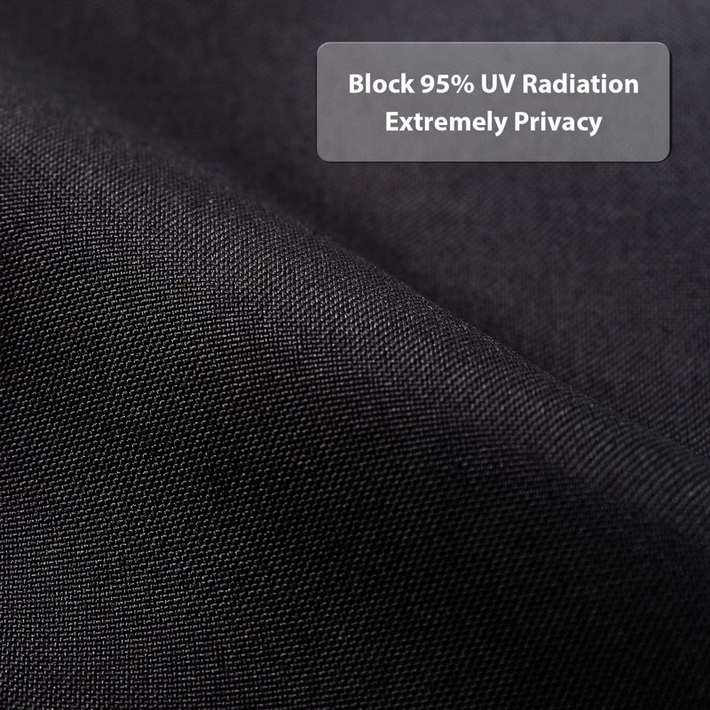 Hrabar Privacy Screen 75 X 600 cm, Black