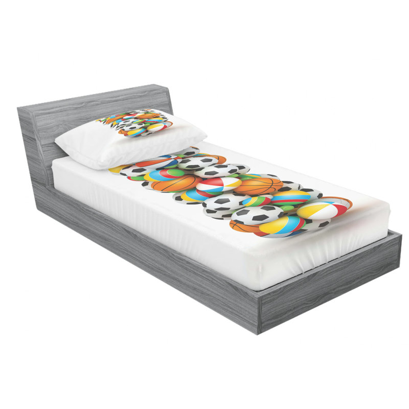 Microfiber Geometric Sheet Set, Twin XL Sheet Set