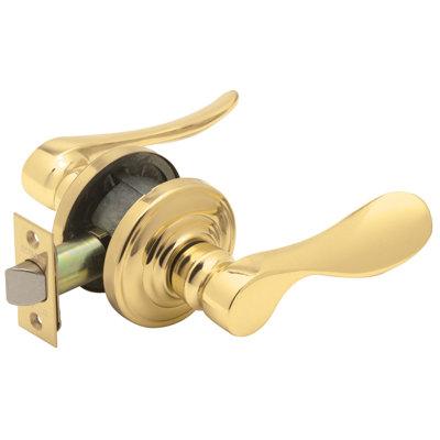Poignée de porte champagne (couloir et garde-robe)