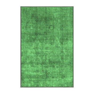 Washable Abstract Indoor Rug