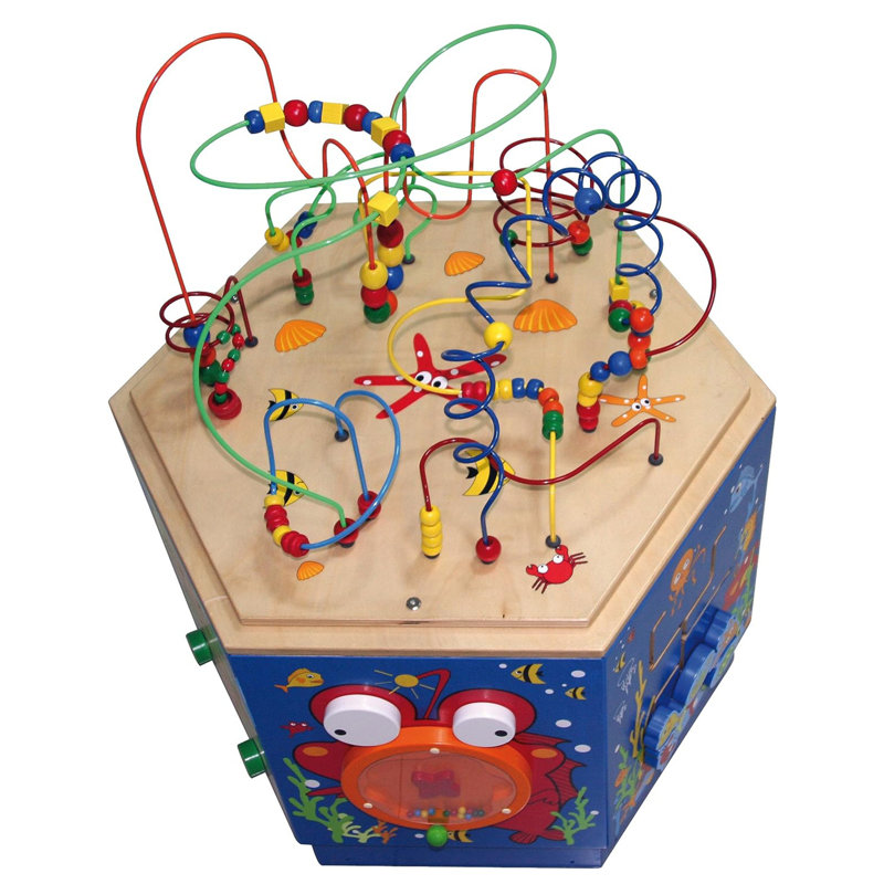 Centre de table en bois Coral Reef