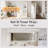 Chrisna Led Metal Oversized Full Length Mirror Wall Mirror Hanging Or Leaning With Stand-104508033