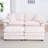 Ariaha 84.6'' Oversized Modular Combo Sofa with Ottoman-102155980