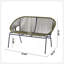 CONDESSA OUTDOOR PATIO GREEN WICKER LOVESEAT With Modern Design And Durable Hammock Weave For Ultimate Comfort-1531394321