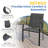 Large Patio Dining Furniture Set, Outdoor Dining Set For 10-60" Round Outdoor Table And Patio Stackable Chairs-1483083631-1483083642