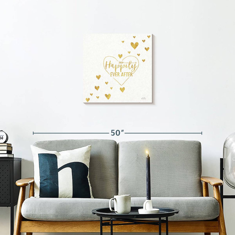 Plaque murale Khylige Lovestruck IV Sq, H 20 po x l 20 po
