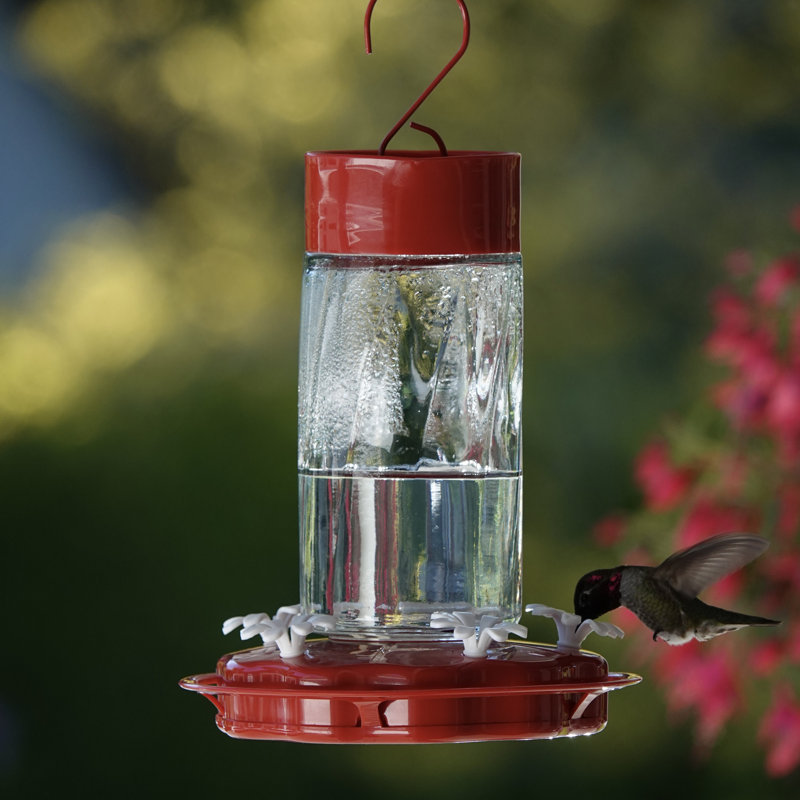 Gravity Hummingbird Feeder – Scarlet Swirl