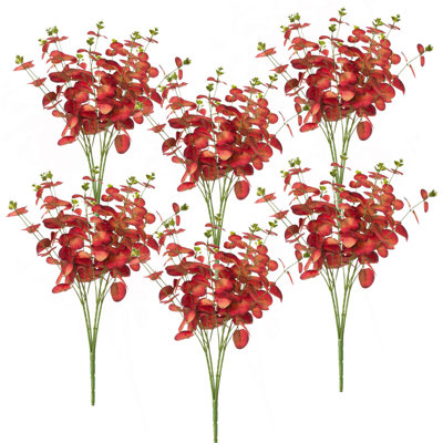Set Of 6, 10X10x20"H Eucalyptus X4 Bundles
