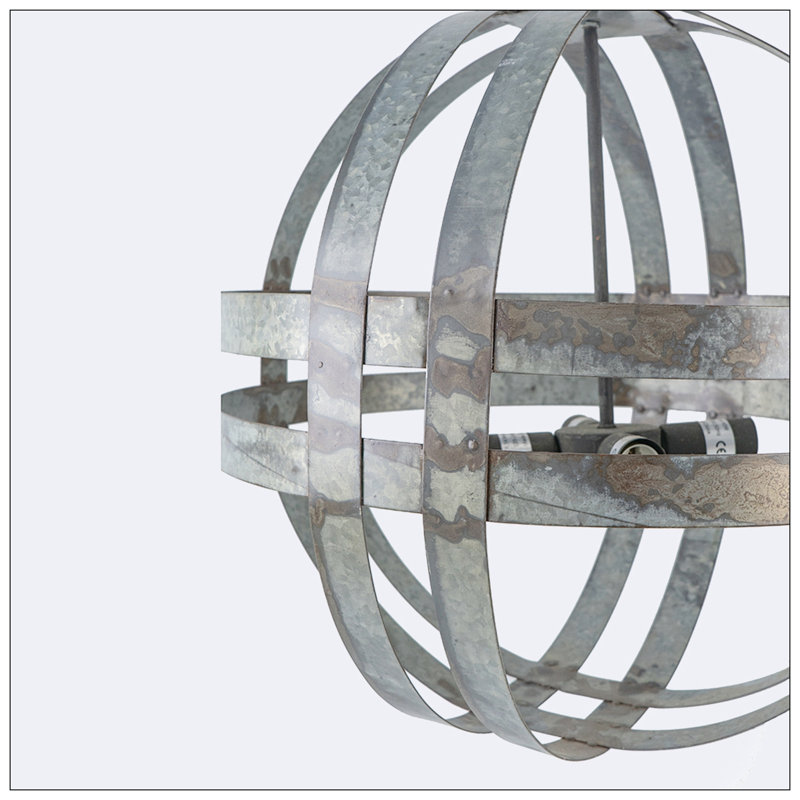 Centeio 4 - Light Iron Globe Chandelier