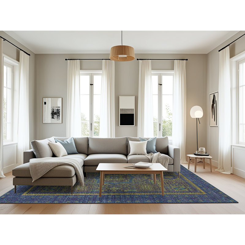 Abstract Indoor Rug, Rectangle 8' x 10'