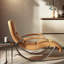 Chaise berçante légère de luxe-101136698