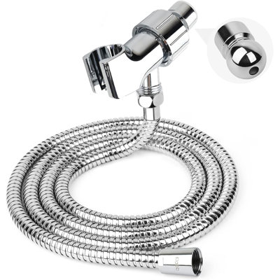 Adjustable Handheld Shower Head Holder And 79 Inch Hose,premium Abs Bracket,360 Degree Rotatable Brass Ball And polytetrafluoroethylene Tape,easy To Install,can Connect With Any Standard Hand Shower Thread