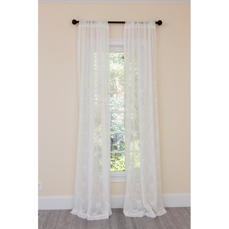 Ailani Sheer Curtain, 54" W x 120" L
