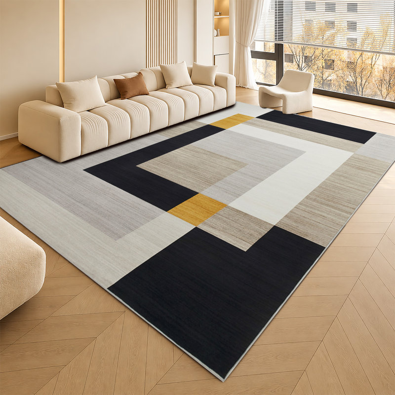 Aspire Homeware Modern Geometric Area Rug Contemporary Indoor Carpet, Rectangle 200 x 290 cm