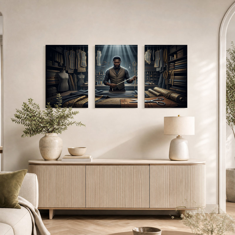 Ensemble de 3 toiles sur mesure Tailor, 36"H x 24"W x 3pcs