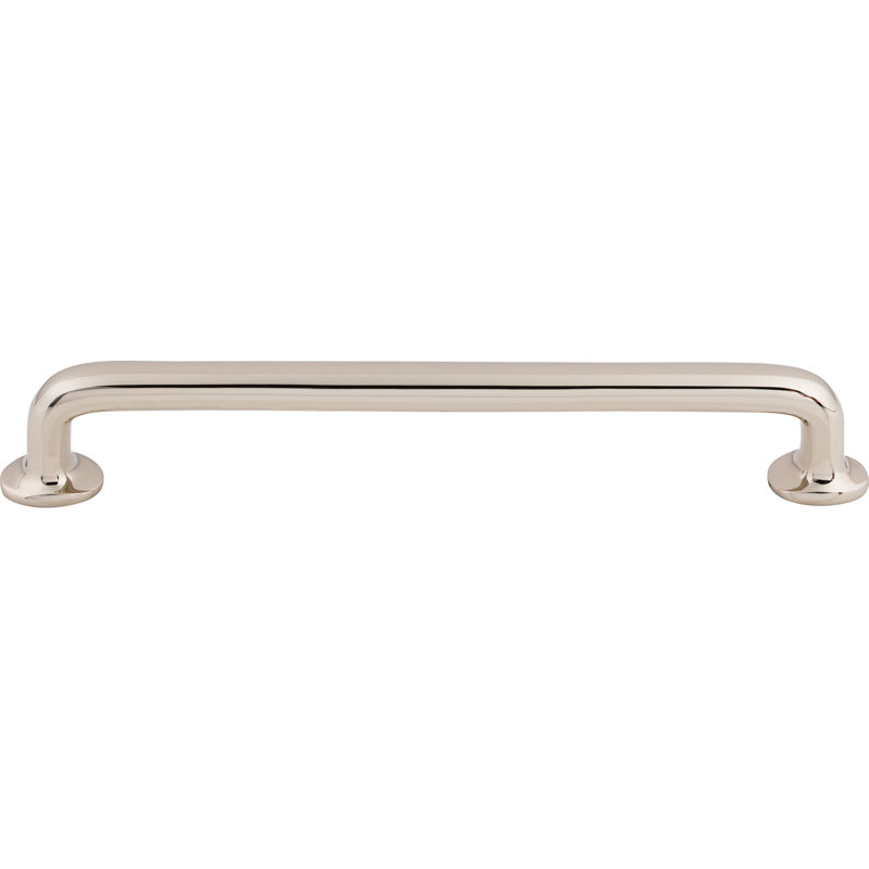 Aspen II Rounded Appliance pull, 9" Center to Center, Polished Nickel