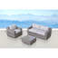 Fully Assembled Wicker 3-Person Seating Set With Cushions