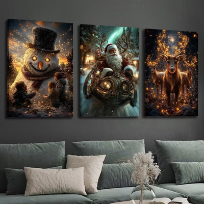 3 Piece Wrapped Canvas Print