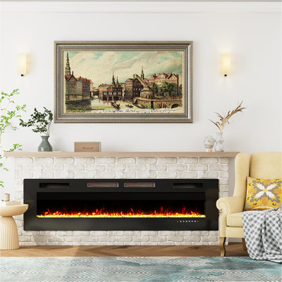 Aadan 68'' W Electric Fireplace