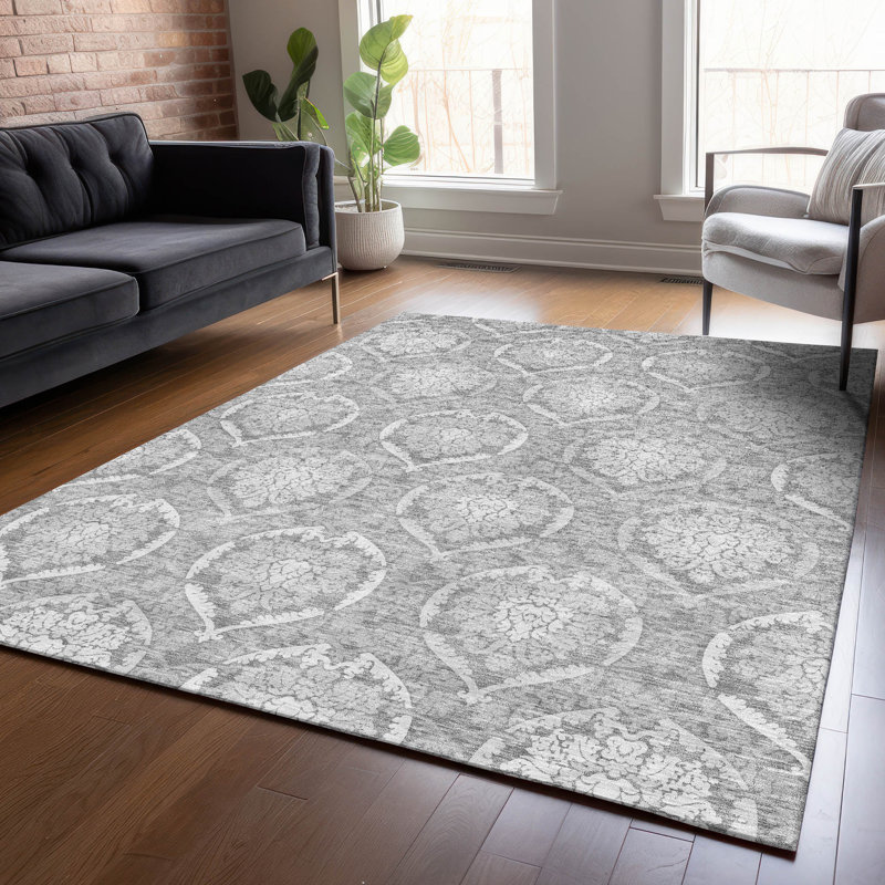 Tapis intérieur / extérieur Shoma avec envers antidérapant, Rectangle 2 pi 6 po x 3 pi 10 po