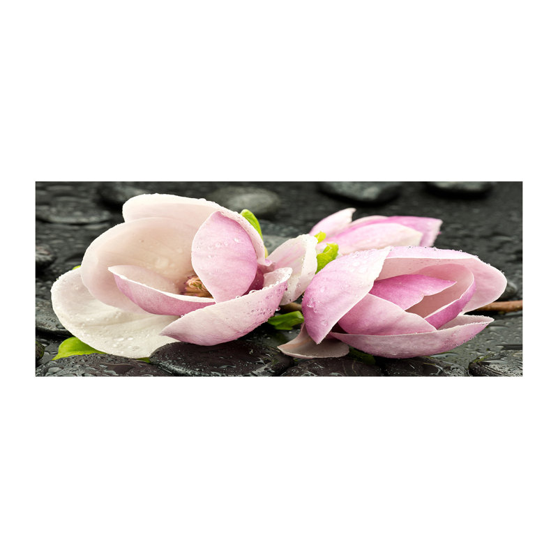 Magnolia Stone Zen - No Frame Print on Canvas