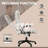 Polyester Blend Executive Chair with Headrest-124745845