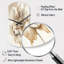 Horloge murale cylindrique florale II-556419354
