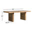 Abbey Solid Wood Dining Table-253645086