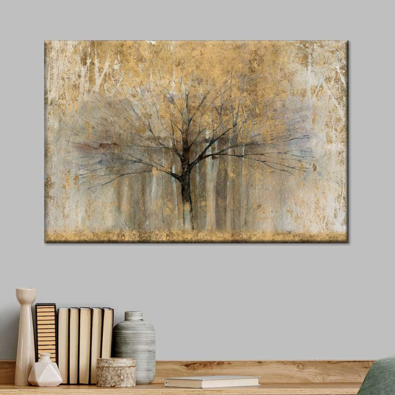 Open Arms Gold - reproduction sur toile tendue, H 8 po x l 12 po x P 1 po