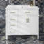 Meuble-lavabo 36 po avec lavabo en céramique, tiroir coulissant, 3 tiroirs et 2 portes-474246575