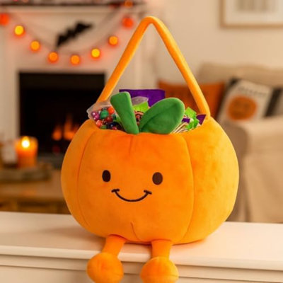 Peluches de paniers de friandises pour Halloween