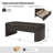 William Modern 46.5"W Fluted Solid Wood OAK Coffee Table with Storage-176513262