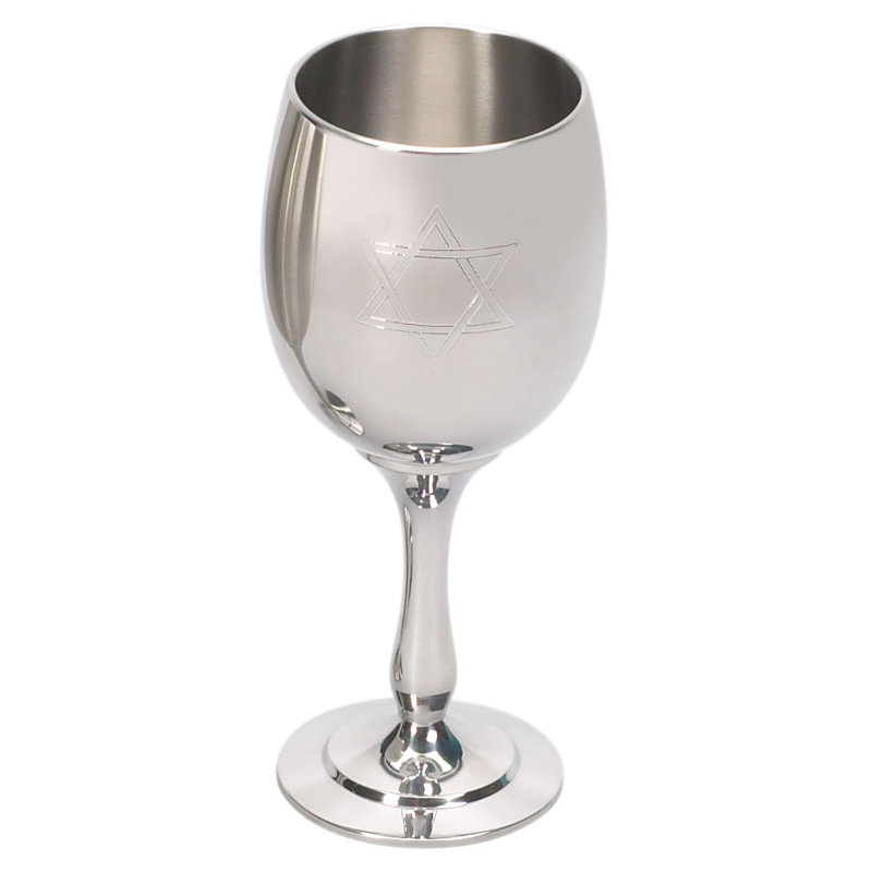 Tasse giddush étain
