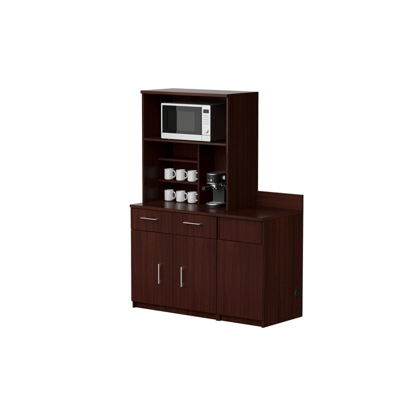 Armoires de salle à manger de qualité commerciale de qualité commerciale entièrement assemblées l 54 po x H 75 po, Espresso
