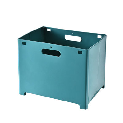 Folding Dirty Clothes Basket, Wall Hanging Dirty Clothes Basket With Handles, Large Separate Storage Box For Bedroom, Bathroom, Dormitory And Laundry