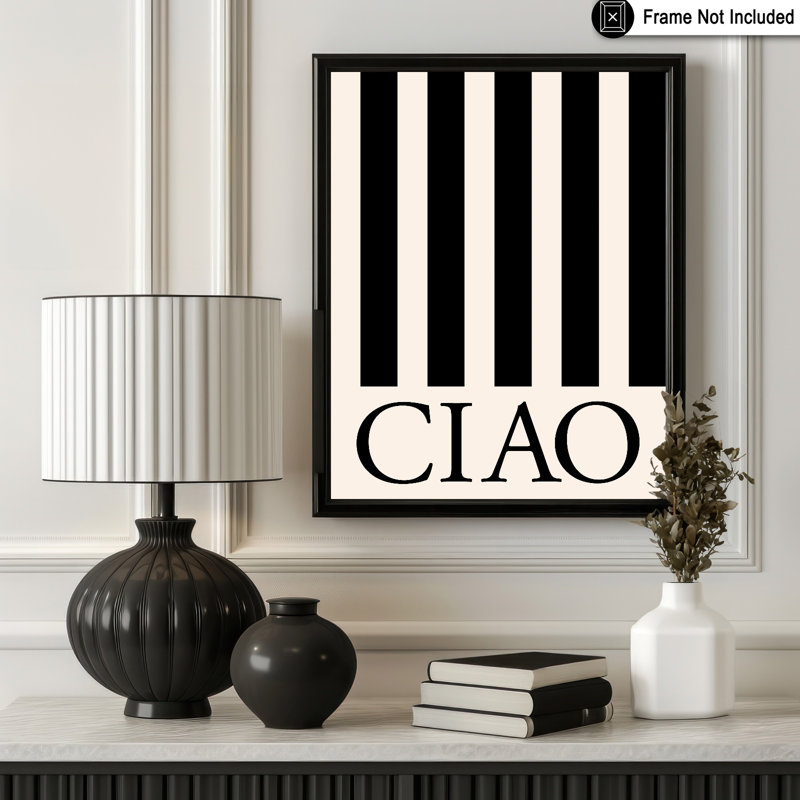 Ciao No2, Unframed, Poster, 11"H x 14"W