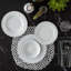 Service de table 24 pièces, service pour 6 Dentrell