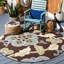 Tapis d'intérieur / extérieur à motif floral Centeno Performance-1405219277