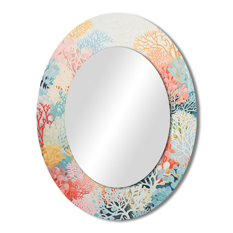 Miroir mural Coral Reef Barrier Expression - Coastal, 43 po x 33 po