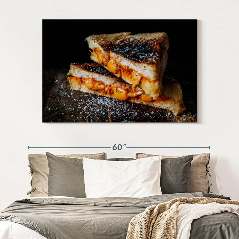 Yarlin Grilled Cheese, 34" H x 51" W