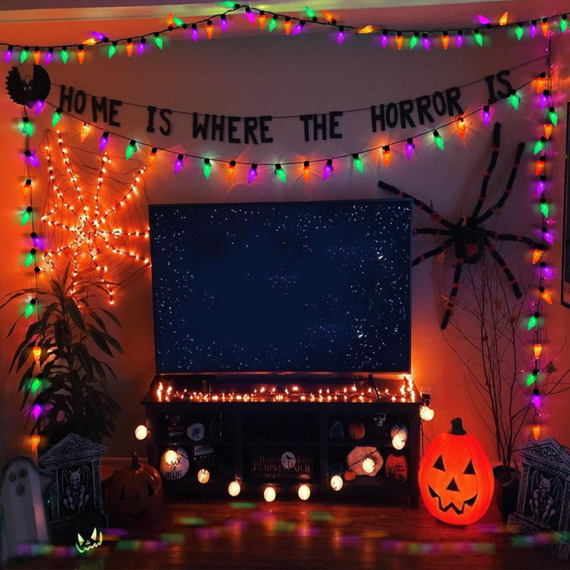 240 LED 78FT C6 Halloween String Lights