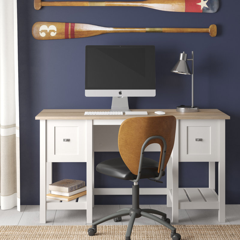 Bureau Myrasol, Chêne/blanc doux