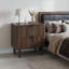 57cm Wide Bedside Table Wood Nightstand 2-drawers-138409957