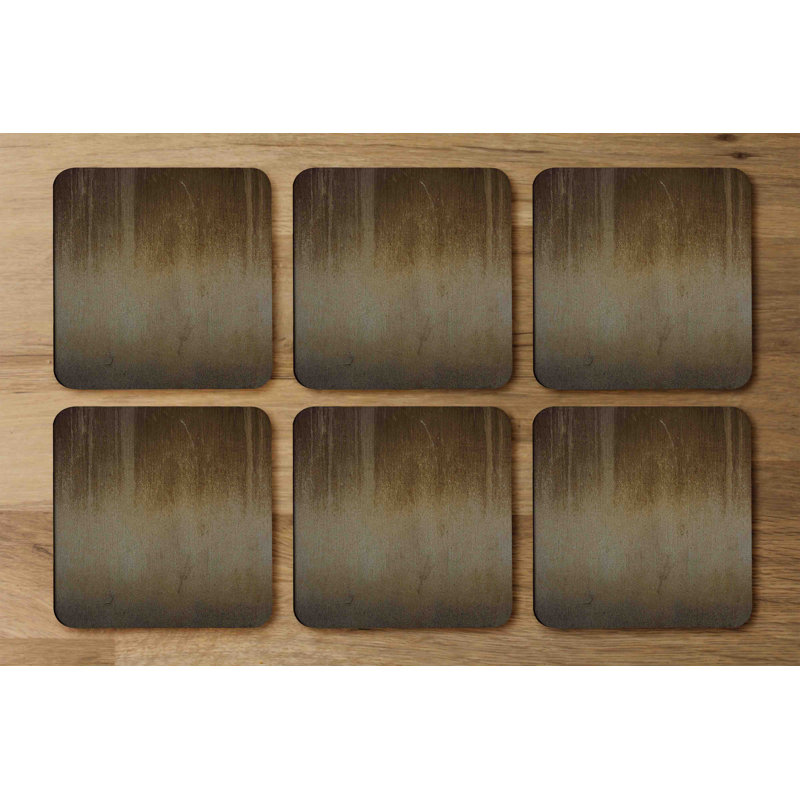 Square 6 Piece Coaster Set