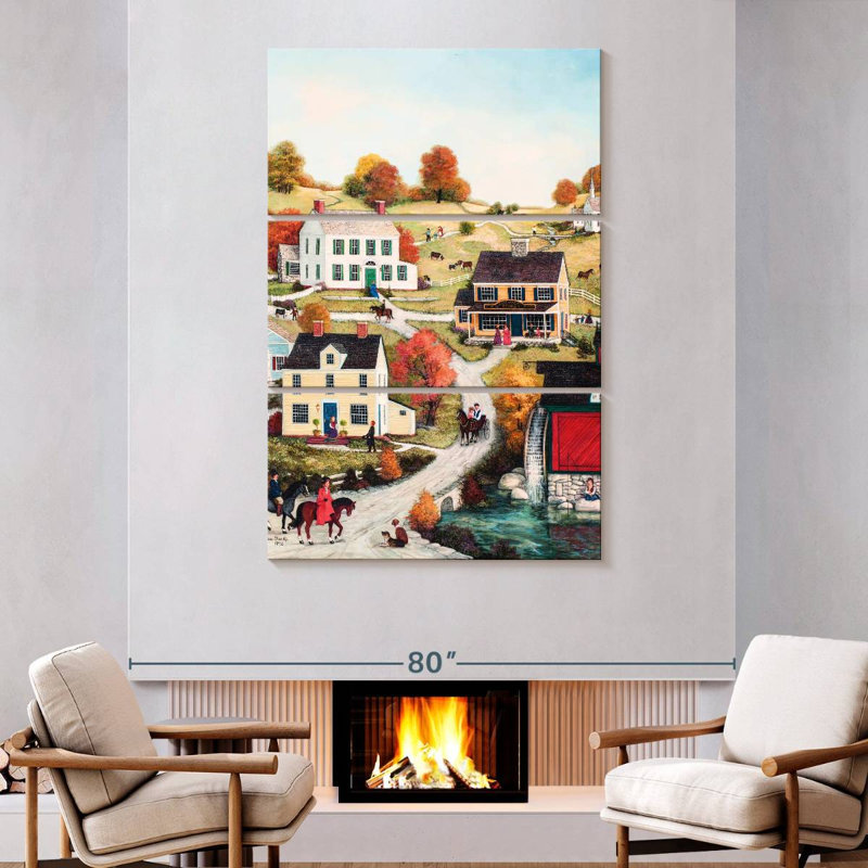 Alvord Gristmill, 74" H x 48" W