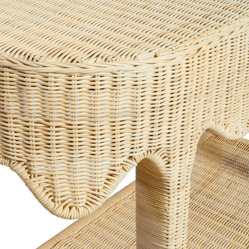Console en rotin naturel Sally