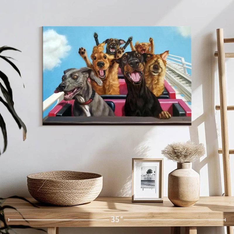 Brampt Thrill Seekers, 16" H x 24" W