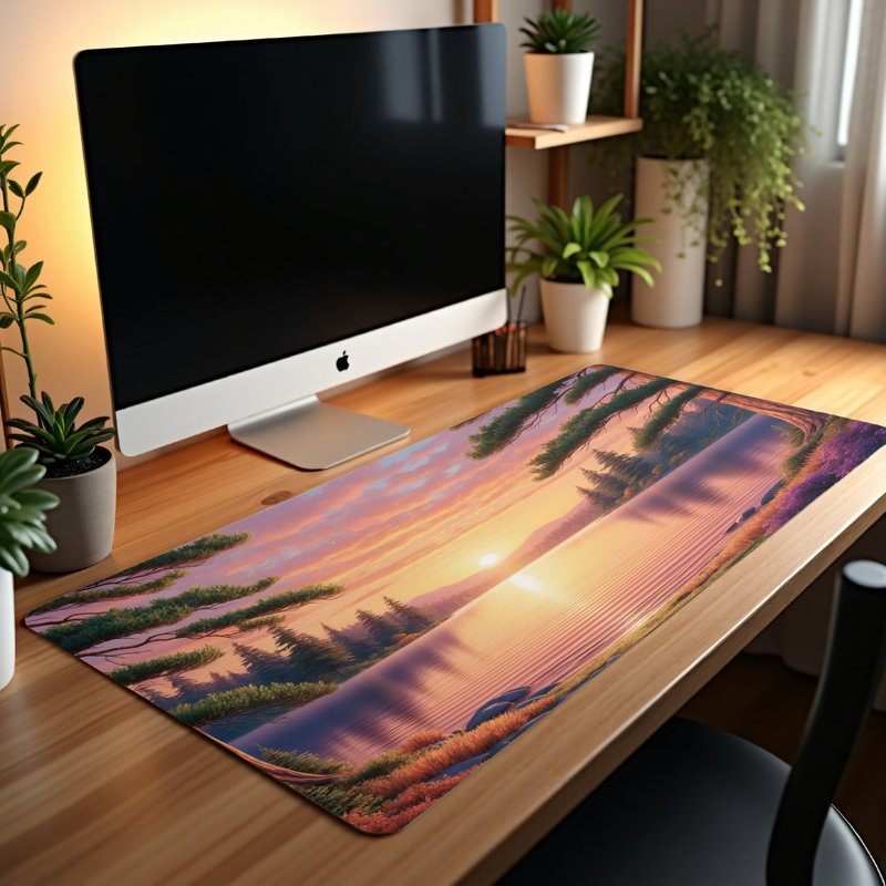 Polyester Desk Pad, 23.6x13.8