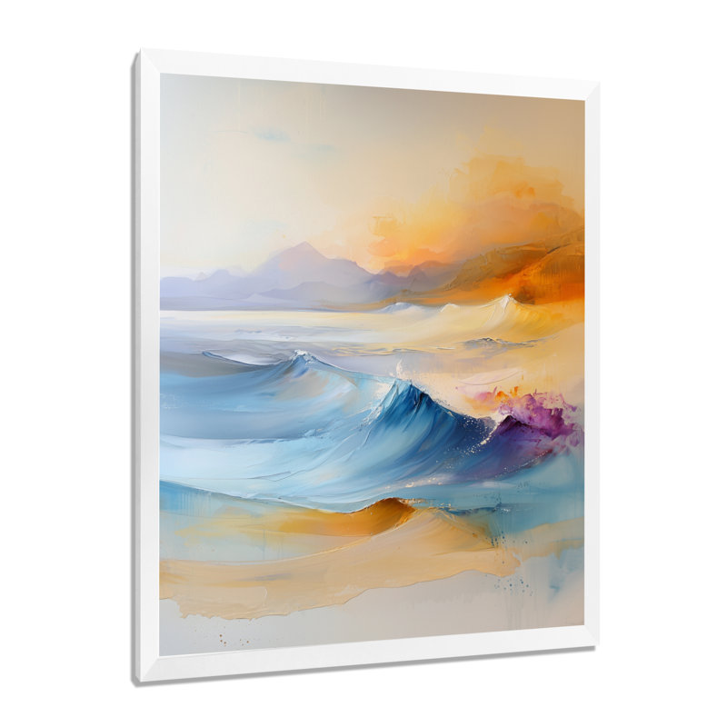 Avnish - Paysages, impressions d'art mural, H 32 po x l 24 po, Blanc, Picture Framed