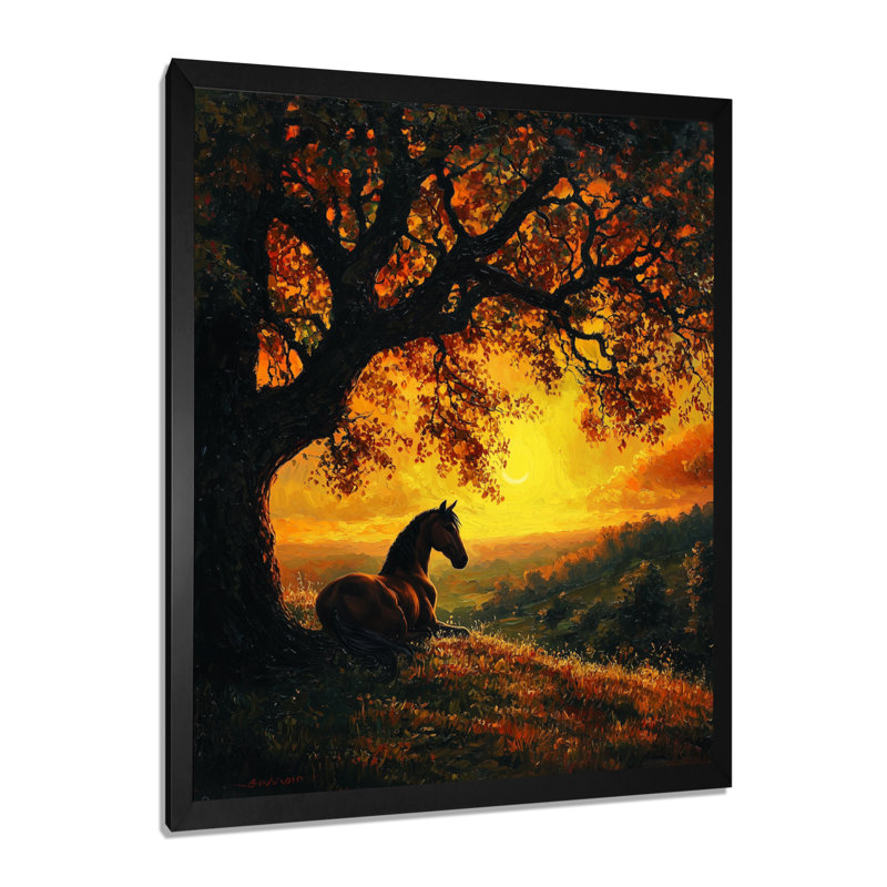 Marquavious - animaux, art mural, salon, H 32 po x l 16 po, Noir, Reproduction encadrée d'une seule photo